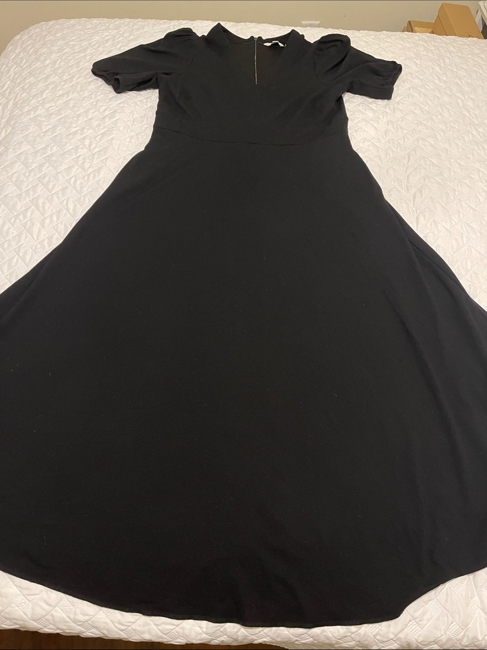 Vintage Boden Black Dress with pockets sz 16/18 R